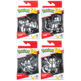 Pokemon Select Battle Figure Assortment Silver 25th Anniversary 6 In The Assortment 90866 3d49a