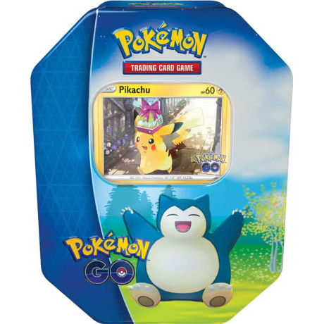 210 85077 Go Gift Pikachu Tin Snorlax En
