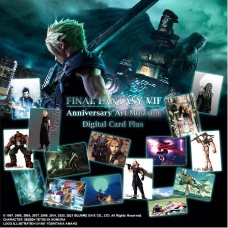Final Fantasy Vii Anniversary Art Museum Digital Card Plus 20 Pack Display 102927 62fd0