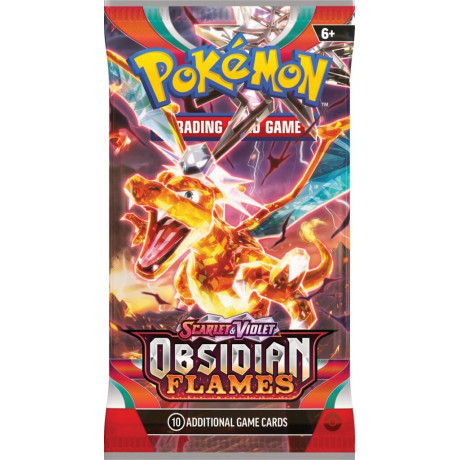 Pokemon Tcg Scarlet Violet Obsidian Flames Booster Wrap Charizard En 559x1024